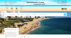 Desktop Screenshot of apartamentoslamy.com